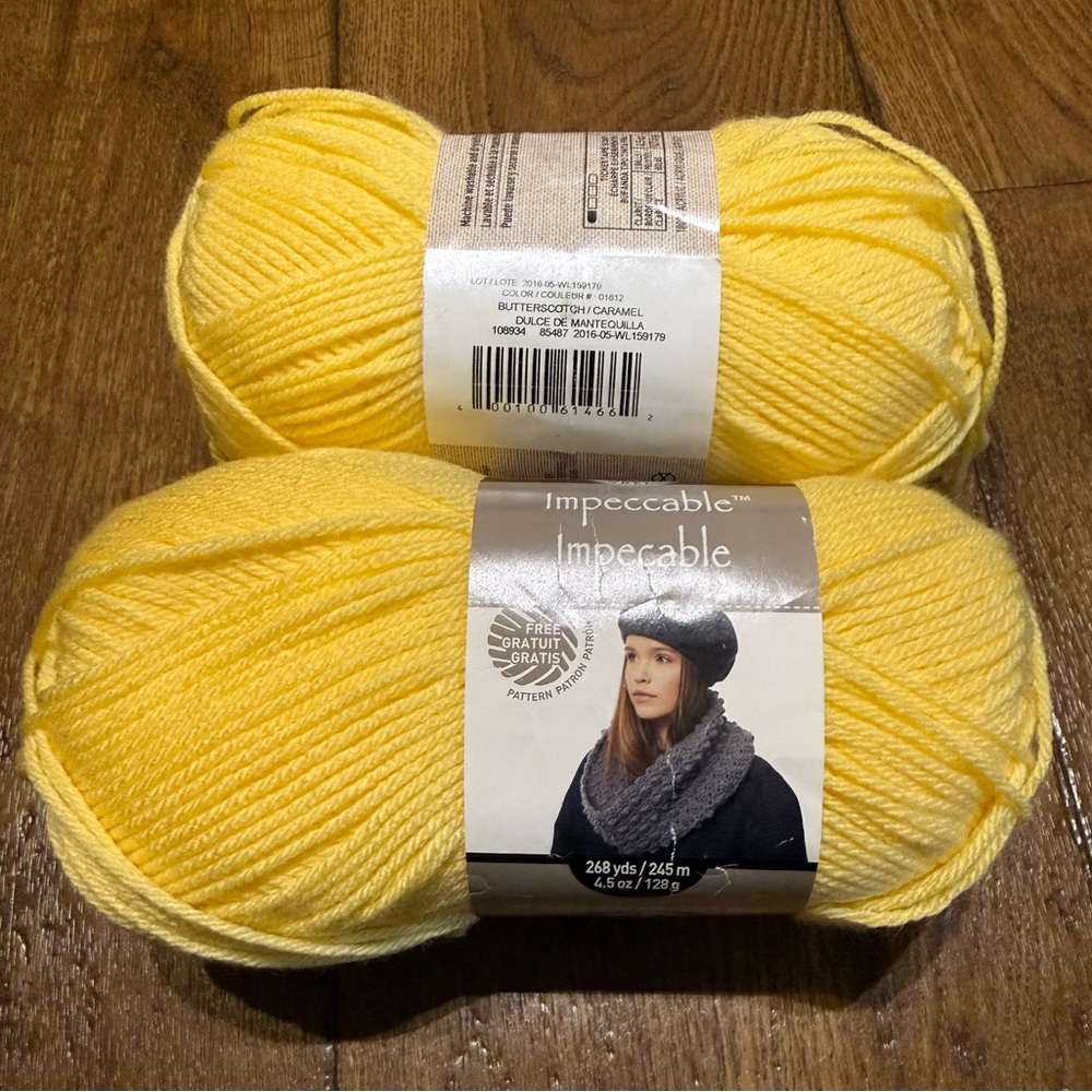 Loops and Threads Butterscotch Yarn Bundle